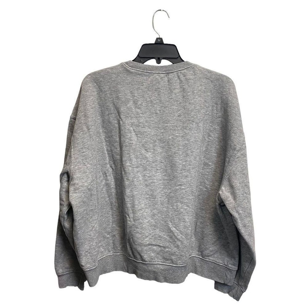 Divided Medium Crew Neckline Gray Sweatshirt - image 3